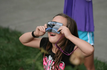 Load image into Gallery viewer, Solar Eclipse Viewer - Safe for Direct Solar Viewing - ISO Compliant & CE Certified for Direct Solar Viewing - 3" X 5"