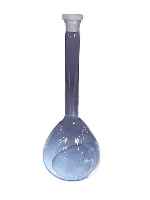 Volumetric Flask 1000mL with Polystopper (Glass)