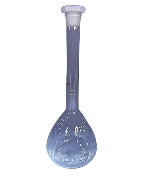 Volumetric Flask 500mL with Polystopper (Glass)