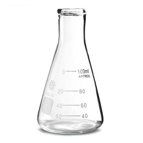 Chemistry ~100mL Erlenmeyer Flask (3.3 Borosilicate Glass)