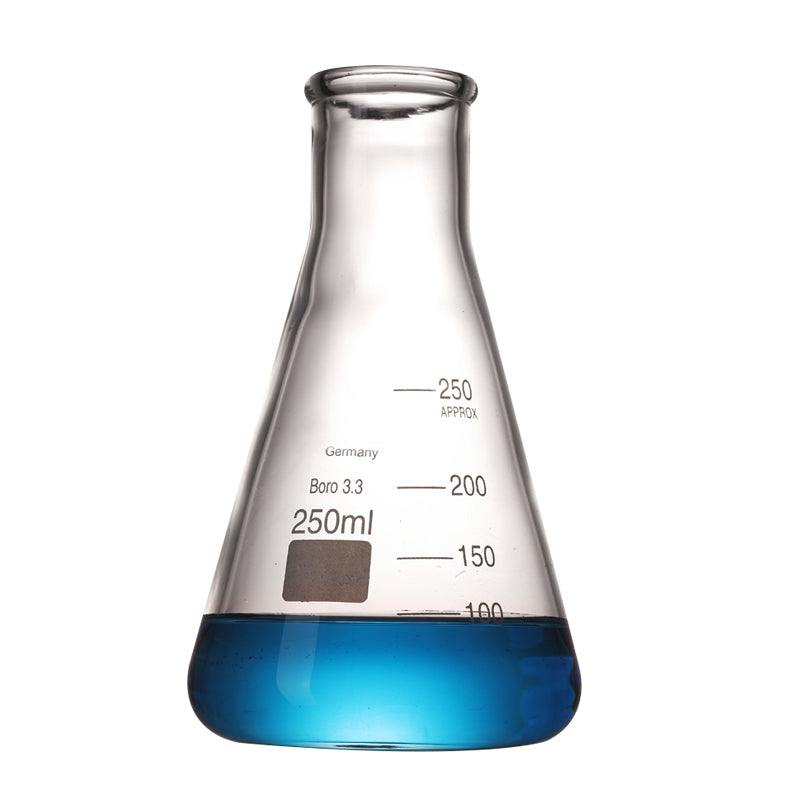 Chemistry ~250mL Erlenmeyer Flask (3.3 Borosilicate Glass)