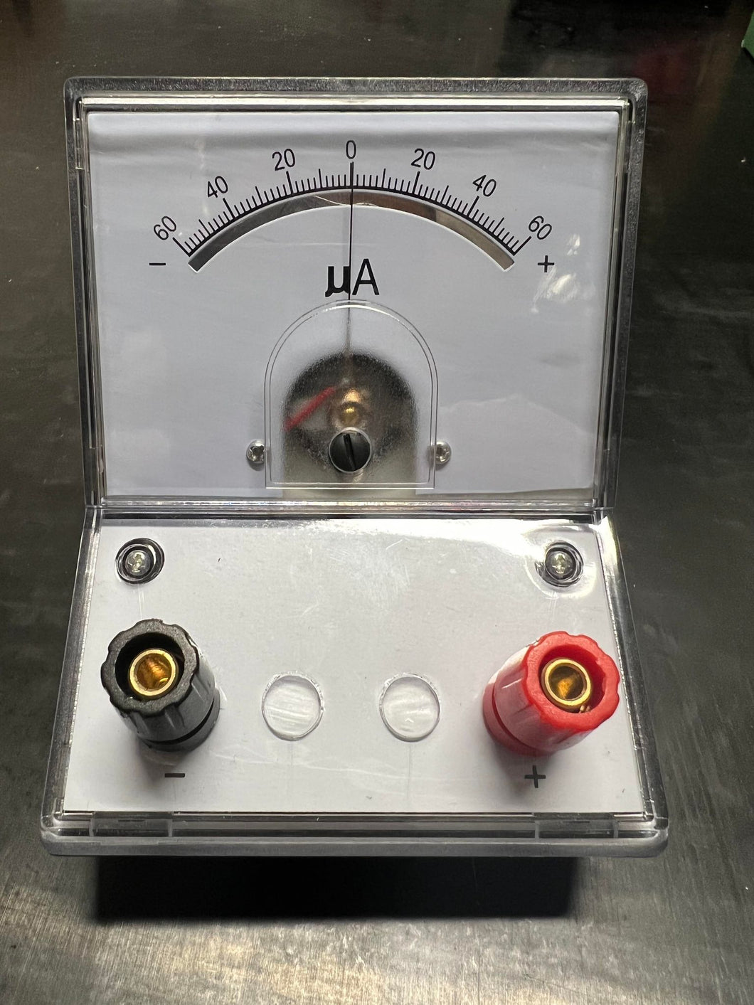 Electromagnetism ~ Galvanometer Analog - 60-0-60uA