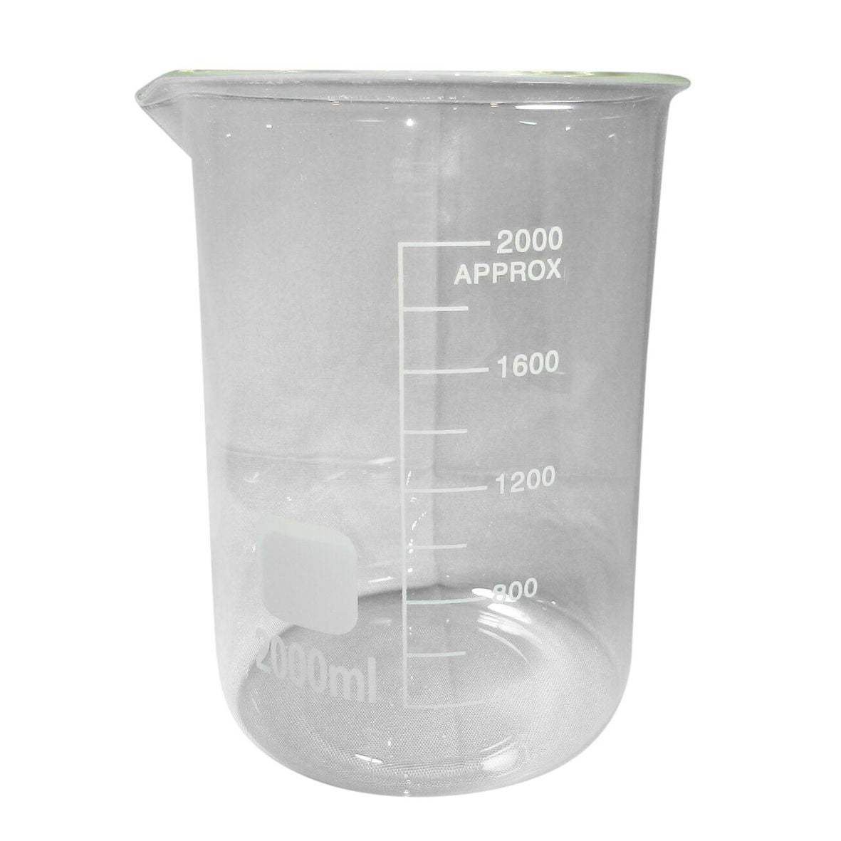 Glassware ~ Beaker 2000ml Borosilicate Glass Graduated Science With Mat Pty Ltd Abn 35 651 6659