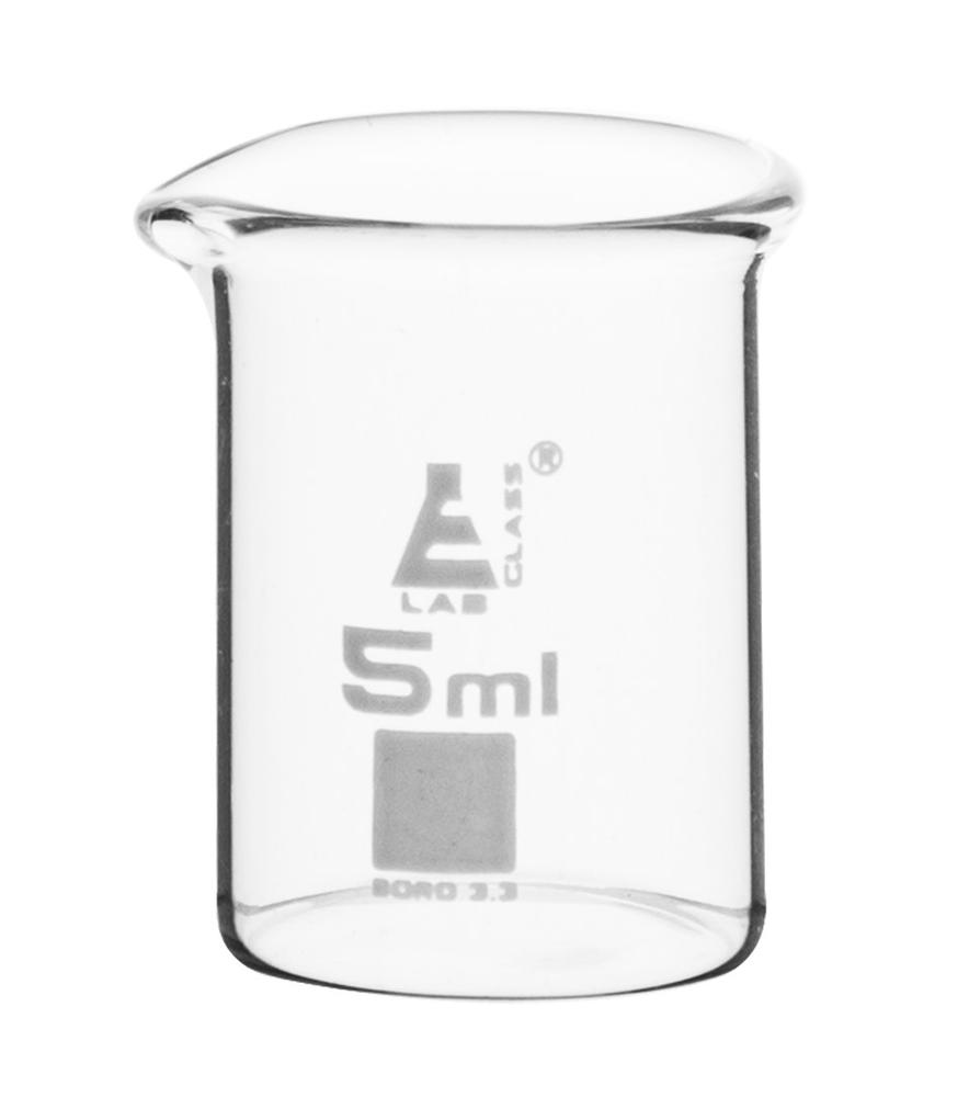 Glassware ~ Beaker 5mL (Borosilicate Glass Graduated)